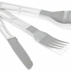GSI Outdoors Glacier 3-Piece Stainless Cutlery Set