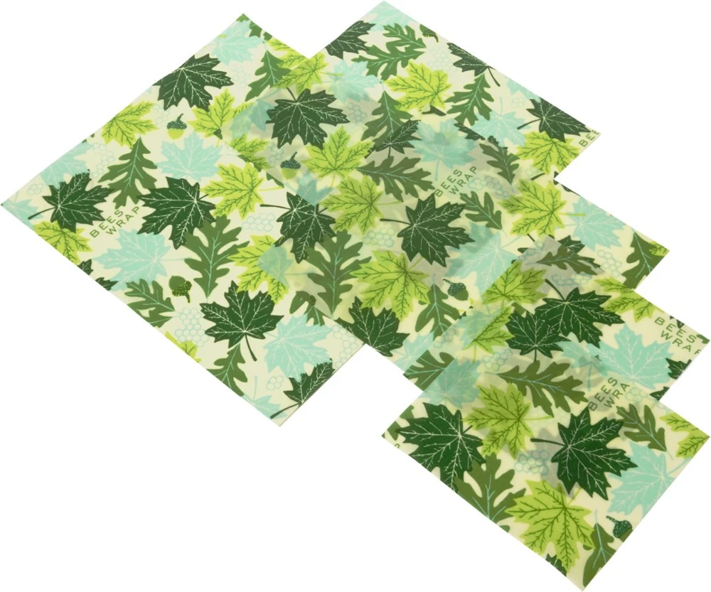 Bee's Wrap Forest Floor Print Wraps - Set of 5 - None 2 Bee's Wrap Forest Floor Print Wraps - Set of 5 - None