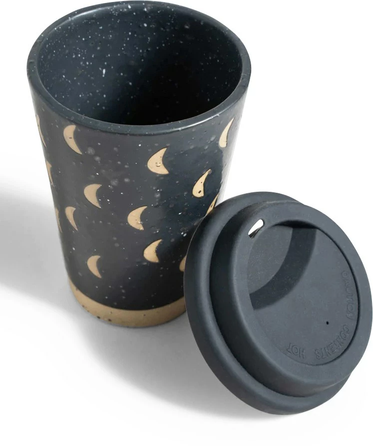United By Blue Stoneware Travel Mug - 12 fl. oz. - Black 4 United By Blue Stoneware Travel Mug - 12 fl. oz. - Black - Image 2