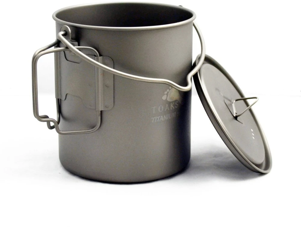 TOAKS Titanium 750ml Pot with Bail Handle 3 TOAKS Titanium 750ml Pot with Bail Handle