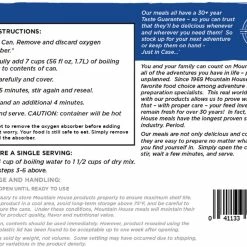 Mountain House Classic Spaghetti with Meat Sauce - #10 Can (7 Servings) - None 7 Mountain House Classic Spaghetti with Meat Sauce - #10 Can (7 Servings) - None -Camp Kitchen Sales Store cf651197 9d68 4ecd a16a 240a25e3466a