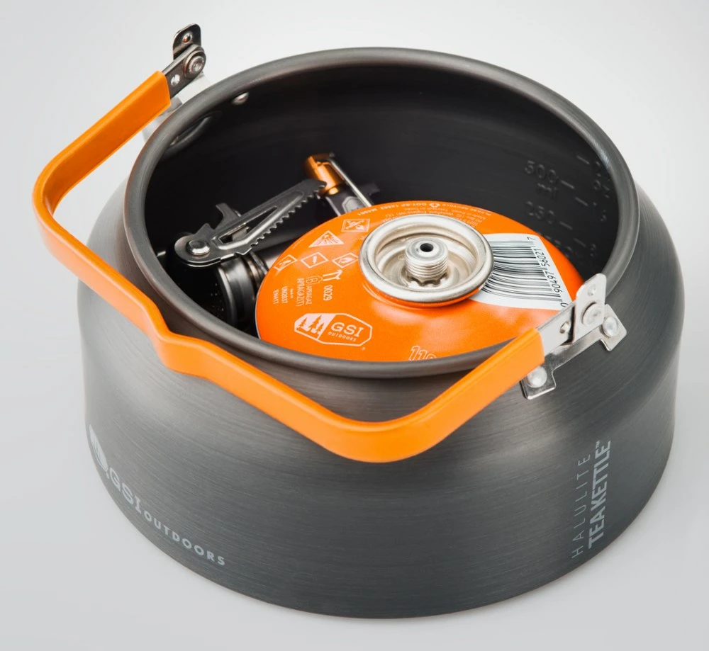 GSI Outdoors Halulite 1 Qt. Tea Kettle - 1 Liter - None 5 GSI Outdoors Halulite 1 Qt. Tea Kettle - 1 Liter - None - Image 3