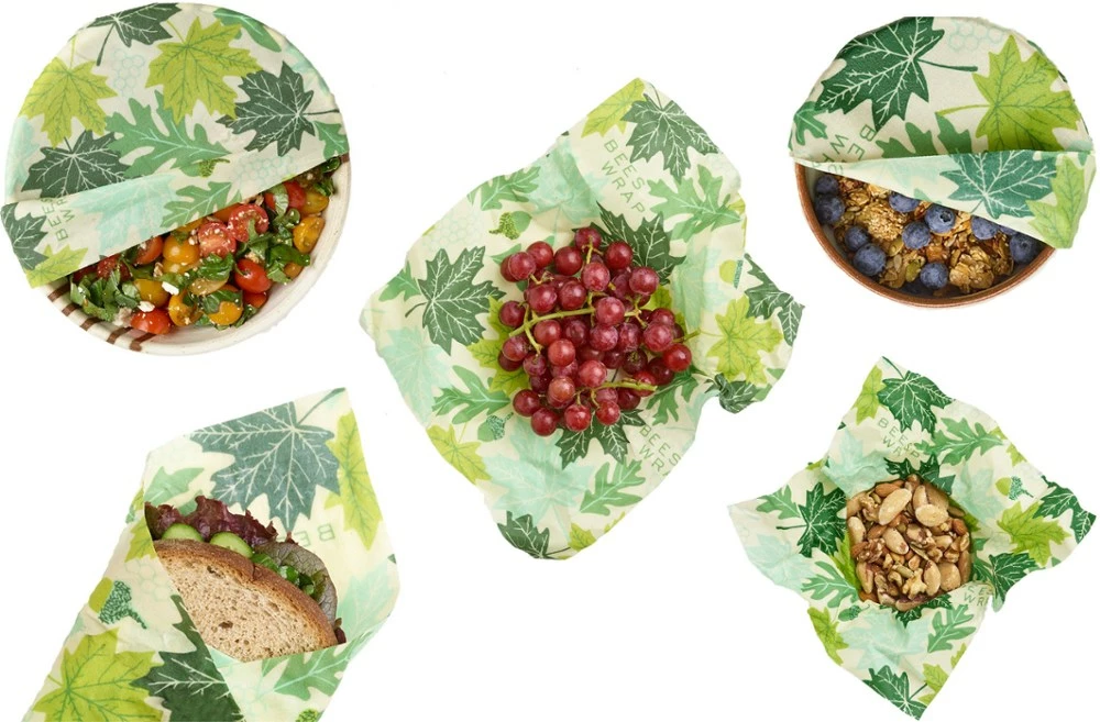 Bee's Wrap Forest Floor Print Wraps - Set of 5 - None 4 Bee's Wrap Forest Floor Print Wraps - Set of 5 - None - Image 3