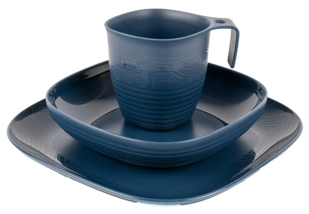 UCO ECO Camp Plate - Ocean Blue 4 UCO ECO Camp Plate - Ocean Blue - Image 2