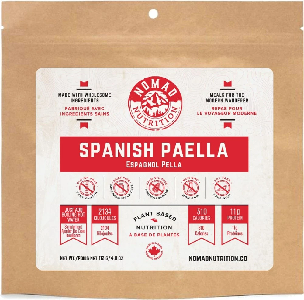 Nomad Nutrition Spanish Paella - 1 Serving - None 3 Nomad Nutrition Spanish Paella - 1 Serving - None