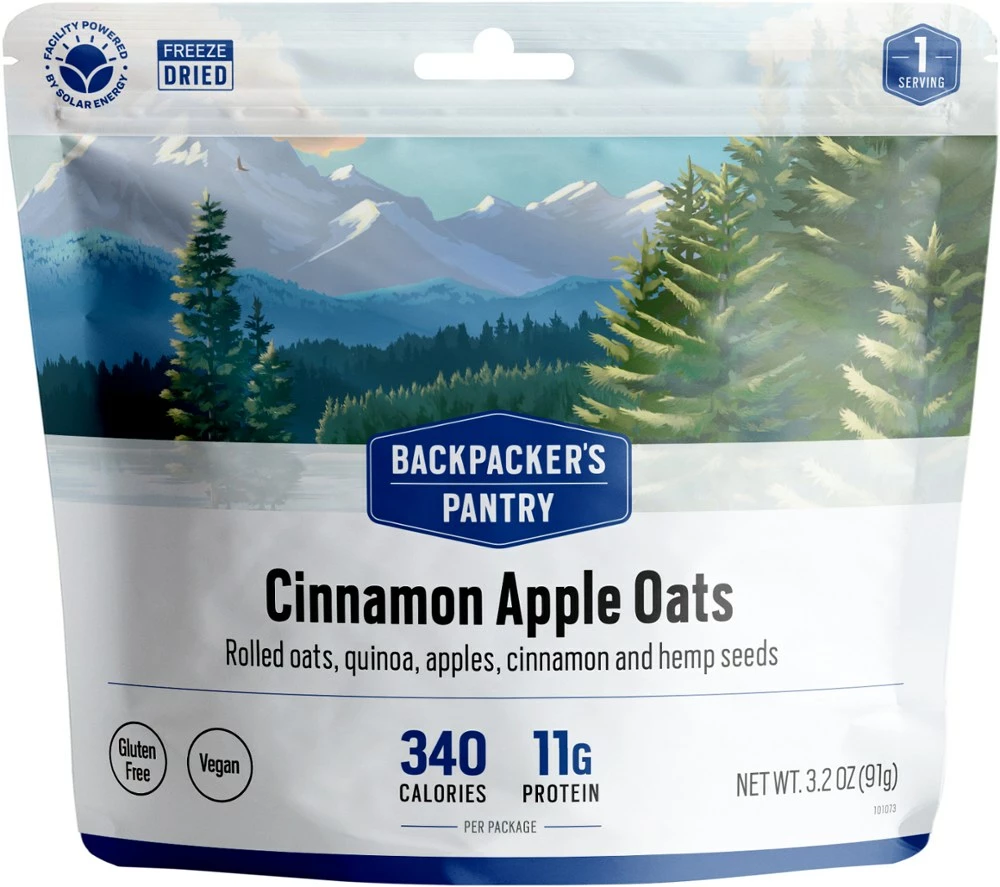 Backpacker's Pantry Organic Hot Cinnamon Apple, Oats & Quinoa Cereal 3 Backpacker's Pantry Organic Hot Cinnamon Apple, Oats & Quinoa Cereal