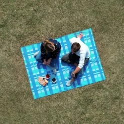 CGear Multimats Sand-Free Picnic Mat - Blue Check 11 CGear Multimats Sand-Free Picnic Mat - Blue Check -Camp Kitchen Sales Store f1112e17 7d96 4967 988e f820285013eb