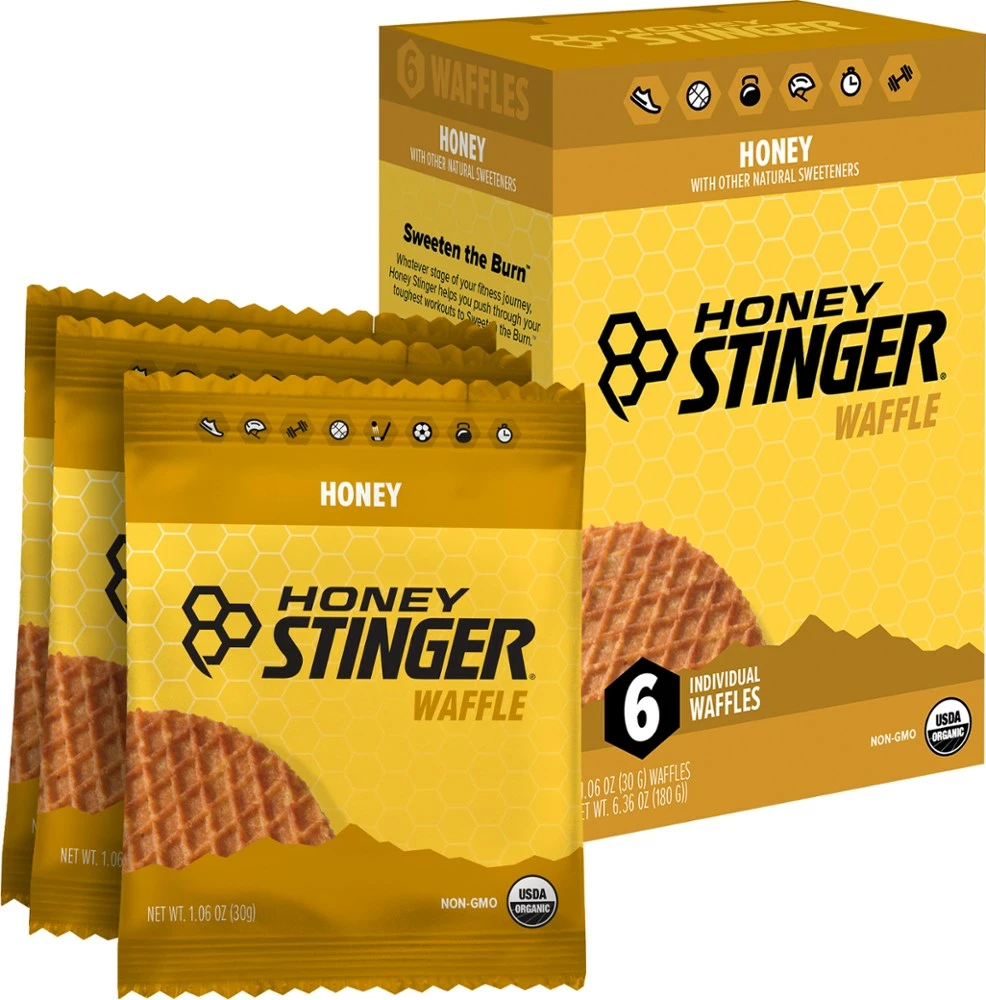 Honey Stinger Waffles - Package of 6 4 Honey Stinger Waffles - Package of 6 - Image 2